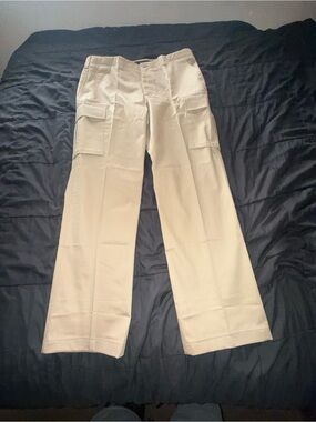 Lands' End Men's Light Beige Cargo Pants